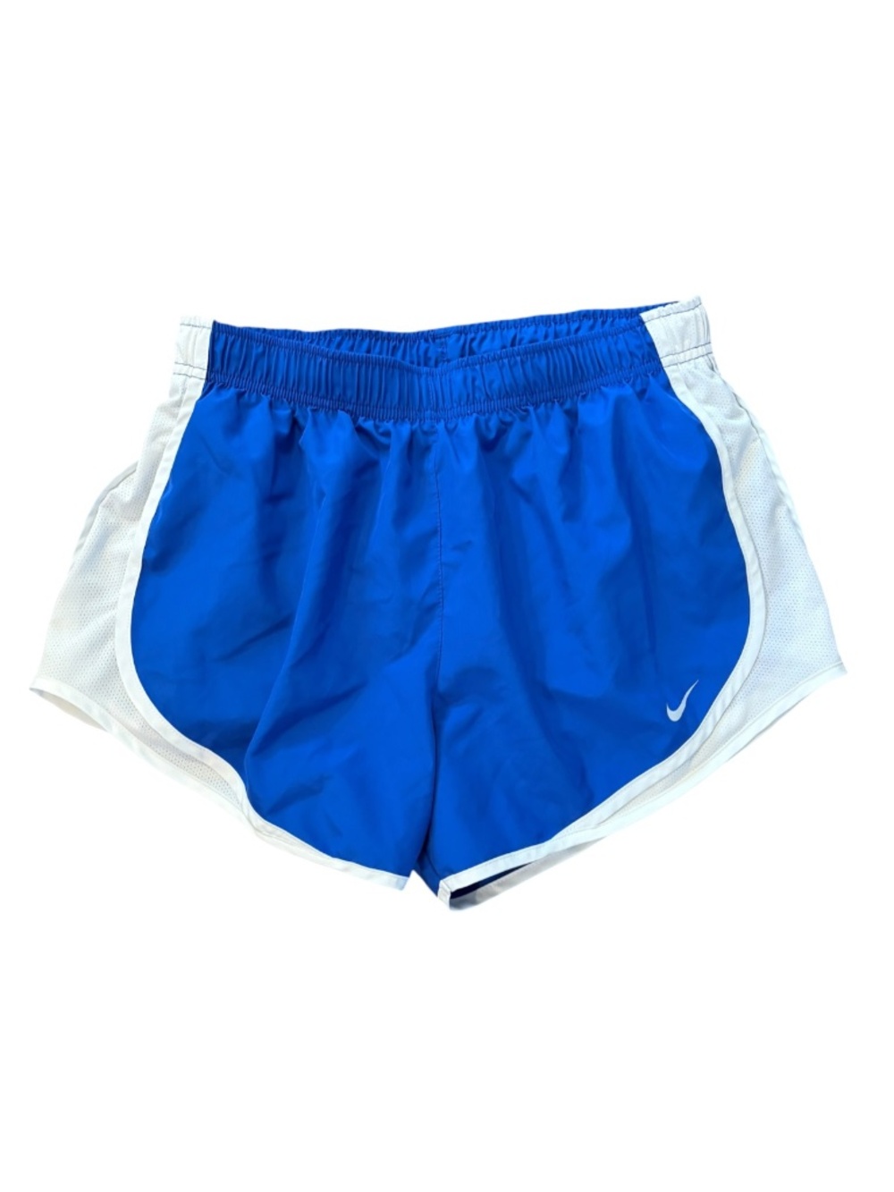 Nike Dri-FIT Women’s Medium Blue White Running Shorts
